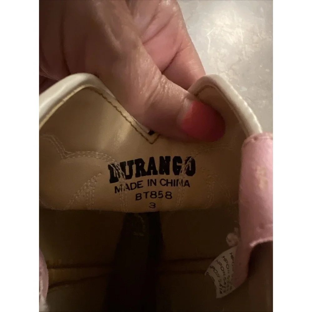 Durango Girl's Kids Western Rodeo  Boots Pink Sz 3